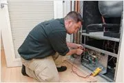 man doing fixing HVAC